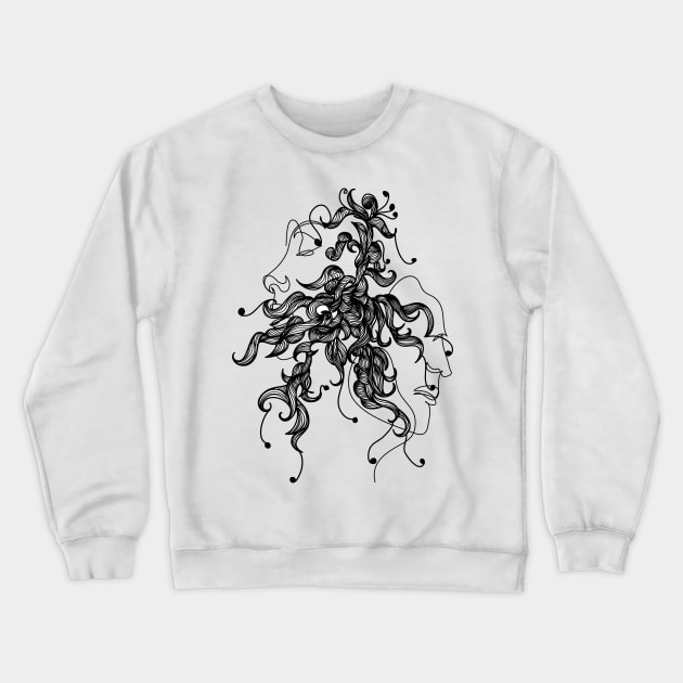 Inside out Crewneck Sweatshirt by ckai